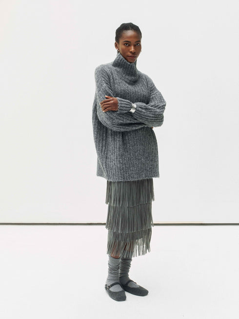 Cascade Fringe Skirt